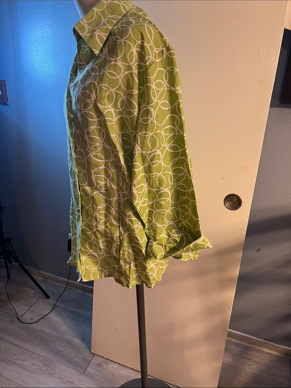 Harve Benard Lime Green and White Printed Skirt - Picture 2 of 12